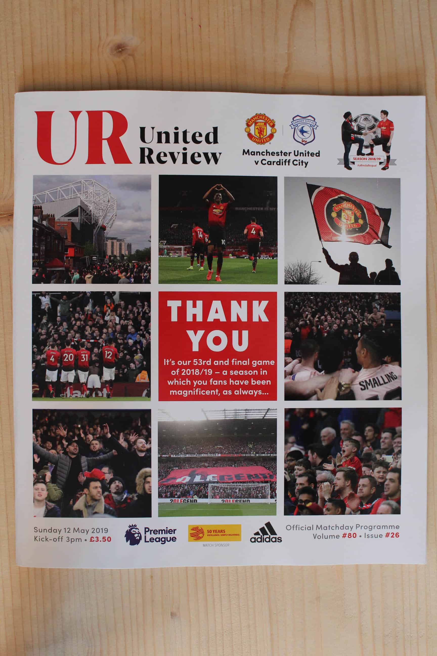 Manchester United FC v Cardiff City FC
